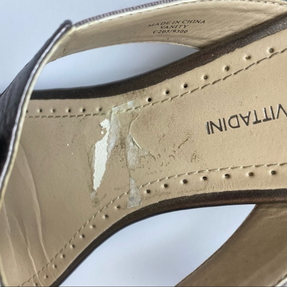Adrienne Vittadini • Vanity Gemstone Sandals Mini Wedge - Picture 6 of 9